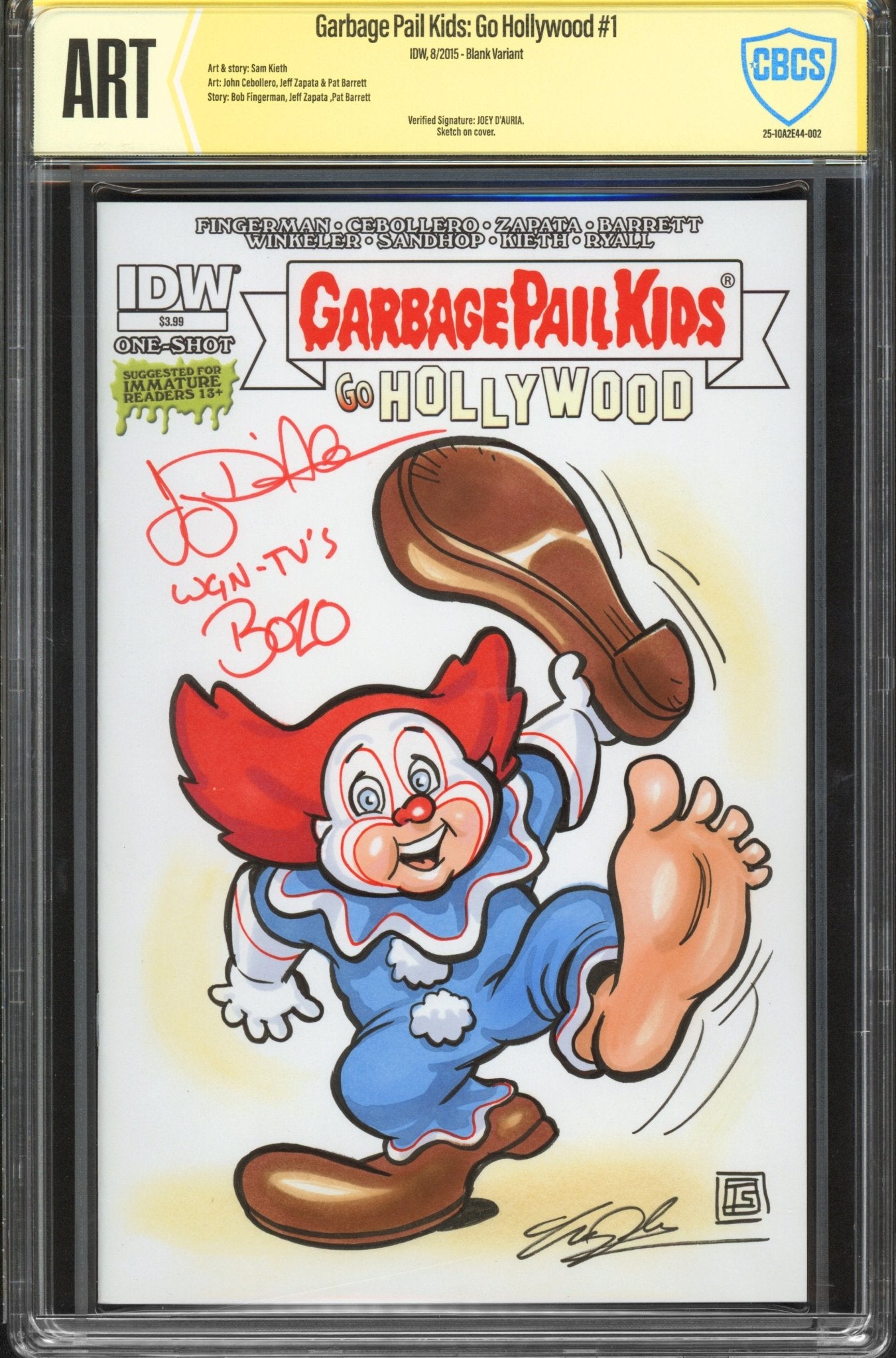 BOISTEROUS BOZO - THE CLASSIC CLOWN, GPK STYLE - Sketchtroopers